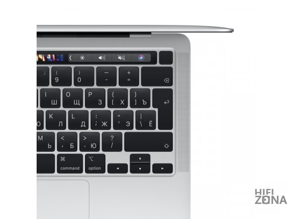 13.3" Ноутбук Apple MacBook Pro 13 Late 2020 2560x1600, Apple M1 3.2 ГГц, SSD 256 ГБ, macOS, MYDA2KS/A, серебристый