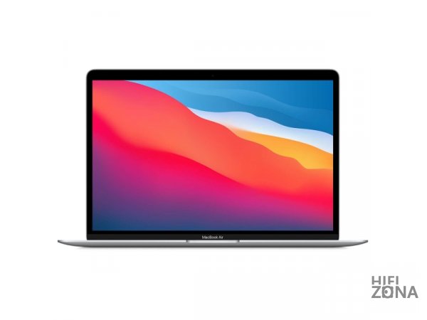 Ноутбук Apple MacBook Air 13 Late 2020 (2560x1600, Apple M1 3.2 ГГц, RAM 8 ГБ, SSD 256 ГБ, Apple graphics 7-core), RU, MGN93RU/A, серебристый