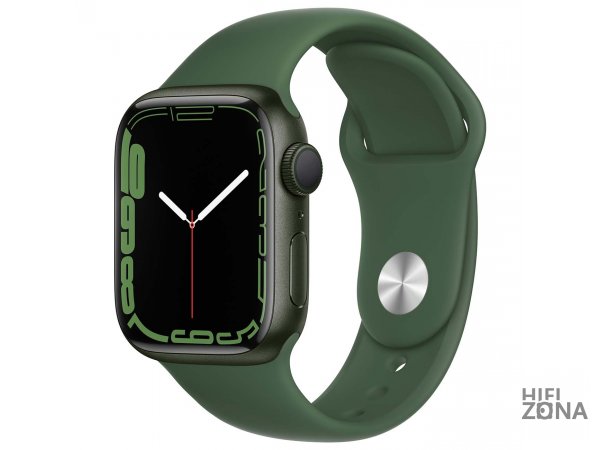 Смарт-часы Apple Watch Series 7 GPS 41mm Green Alum./Clover Sport MKN03RU/A