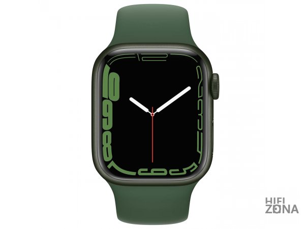 Смарт-часы Apple Watch Series 7 GPS 41mm Green Alum./Clover Sport MKN03RU/A