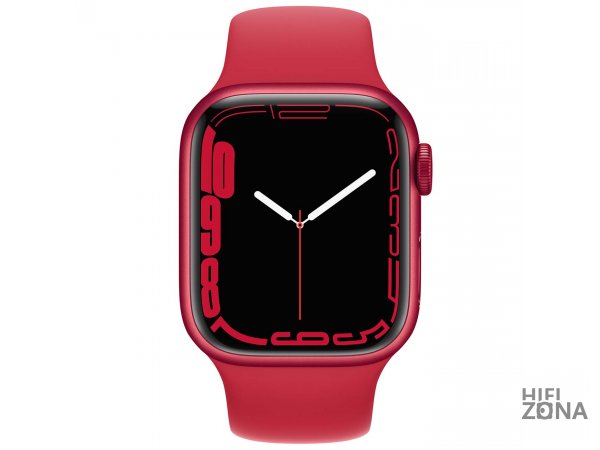 Смарт-часы Apple Watch Series 7 GPS 45mm (PRODUCT)RED Alum. Sport MKN93RU/A