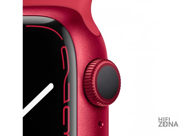 Смарт-часы Apple Watch Series 7 GPS 45mm (PRODUCT)RED Alum. Sport MKN93RU/A