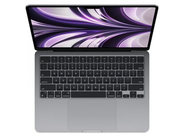3.6" Ноутбук Apple MacBook Air 13 2022 2560x1664, Apple M2, RAM 8 ГБ, SSD 512 ГБ, Apple graphics 10-core, macOS, MLXX3KS/A, серый космос, английская раскладка
