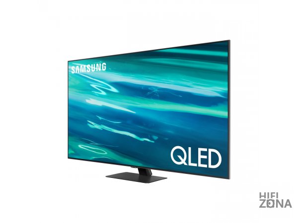75" Телевизор Samsung QE75Q80BAU 2022 QLED, HDR, черный