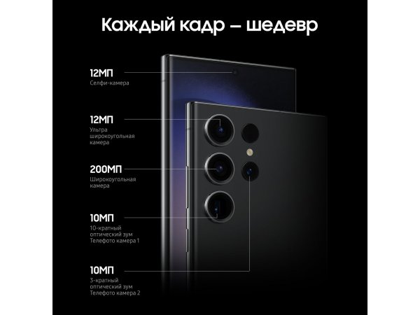 Смартфон Samsung Galaxy S23 Ultra 1TB Черный