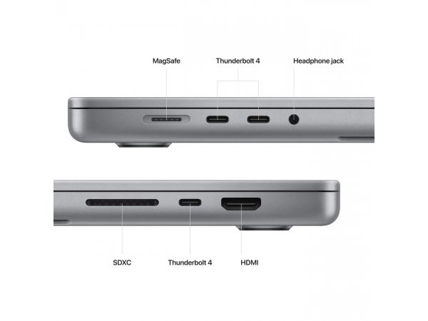 Ноутбук Apple MacBook Pro 16 M2 Pro 12/19С 16/512GB Space Gray MNW83